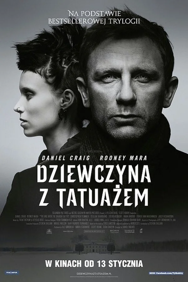 Plakat filmu: Dziewczyna z tatuażem