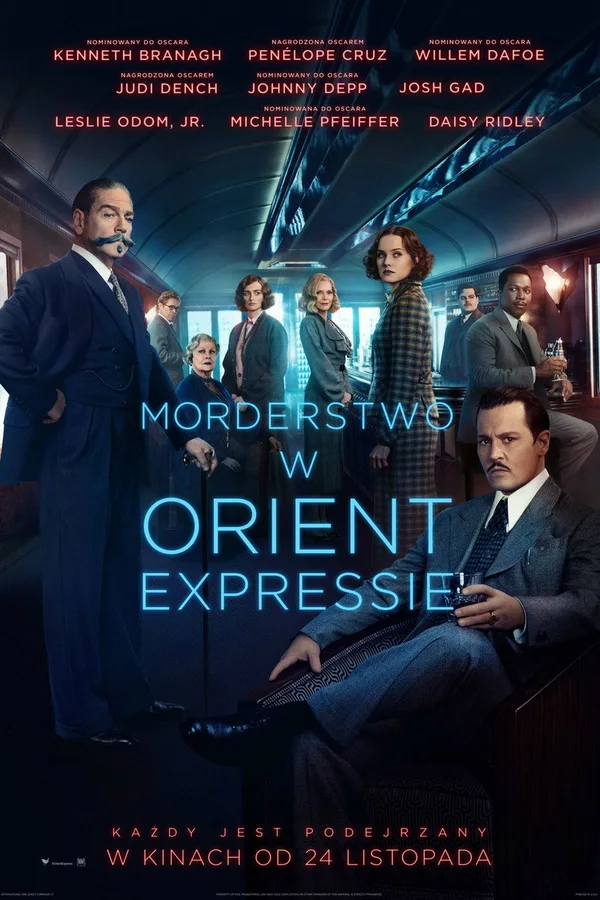 Plakat filmu: Morderstwo w Orient Expressie