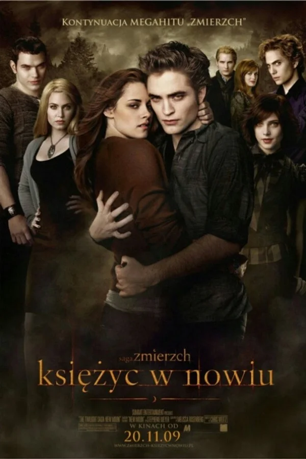 Plakat filmu: Saga „Zmierzch”: Księżyc w nowiu