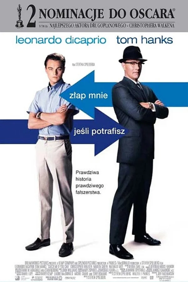 Plakat filmu: Złap mnie, jeśli potrafisz