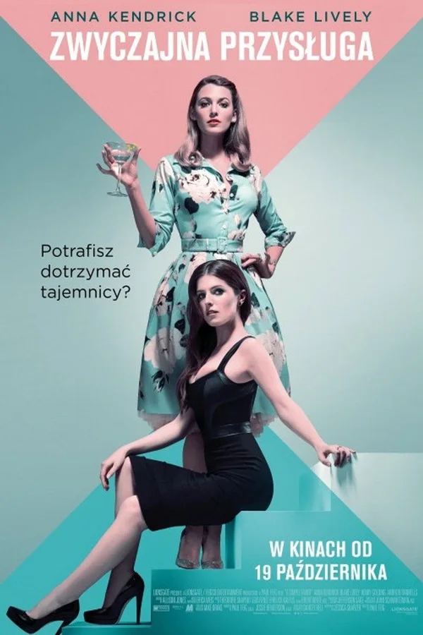 Plakat filmu: Zwyczajna przysługa