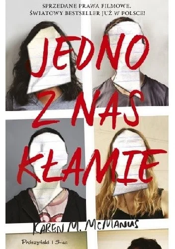Okładka książki: Jedno z nas kłamie